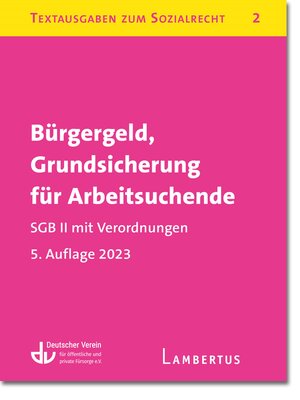 cover image of Bürgergeld, Grundsicherung für Arbeitsuchende. SGB II mit Verordnungen